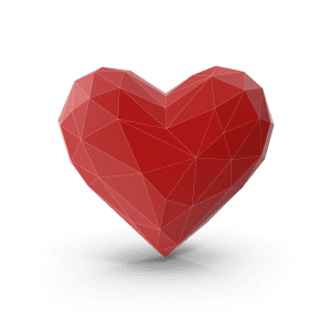 Low Poly Heart.H09.2k heart